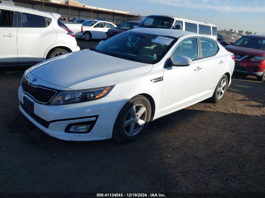 VIN 5XXGM4A78FG440447 2015 KIA Optima, LX no.2