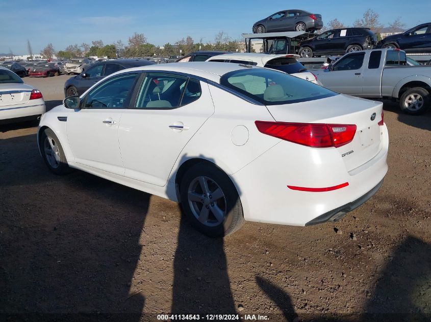 VIN 5XXGM4A78FG440447 2015 KIA Optima, LX no.3