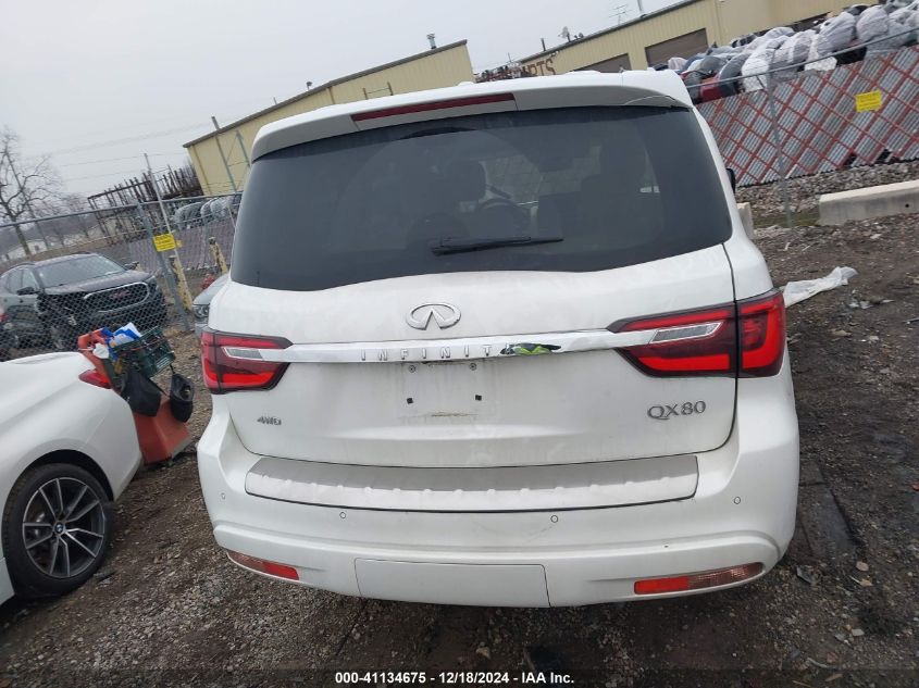 2022 Infiniti Qx80 Luxe Awd VIN: JN8AZ2AE6N9291689 Lot: 41134675