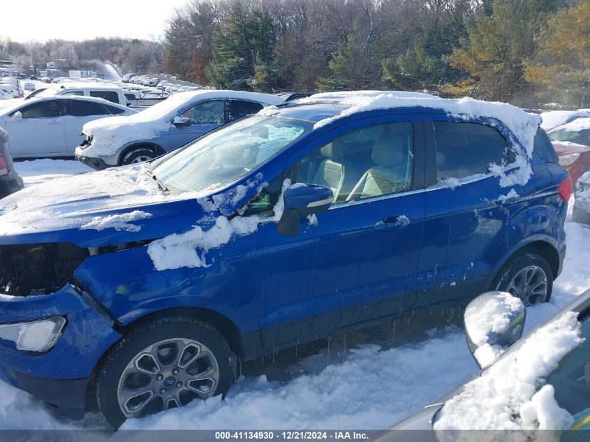 2018 Ford Ecosport Titanium VIN: MAJ6P1WL7JC190740 Lot: 41134930