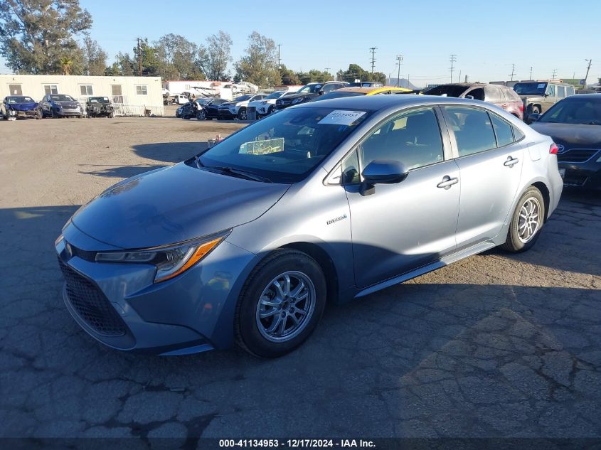 2021 TOYOTA COROLLA HYBRID LE - JTDEAMDE8MJ027723