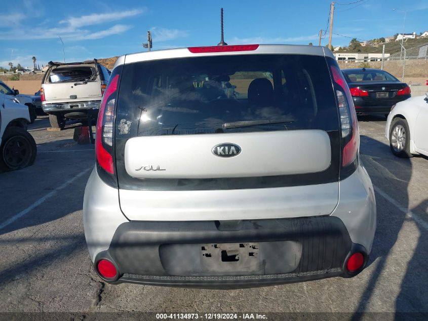 2015 Kia Soul VIN: KNDJN2A26F7760435 Lot: 41134973