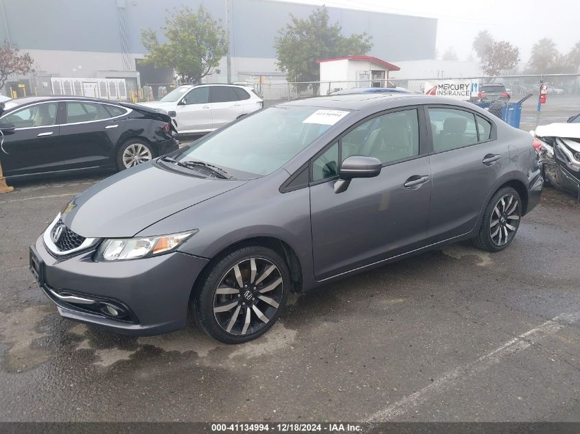 VIN 19XFB2F99EE234223 2014 Honda Civic, Ex-L no.2