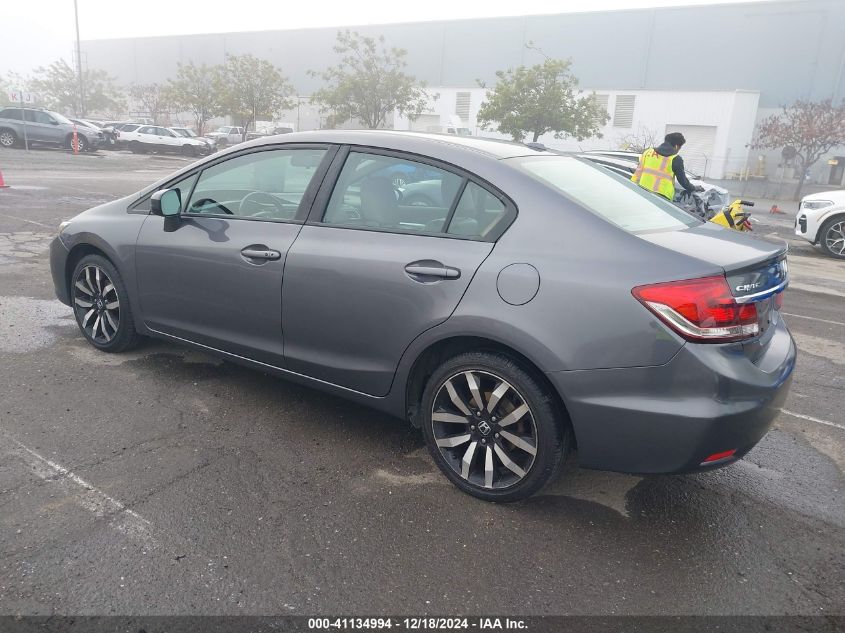 VIN 19XFB2F99EE234223 2014 Honda Civic, Ex-L no.3