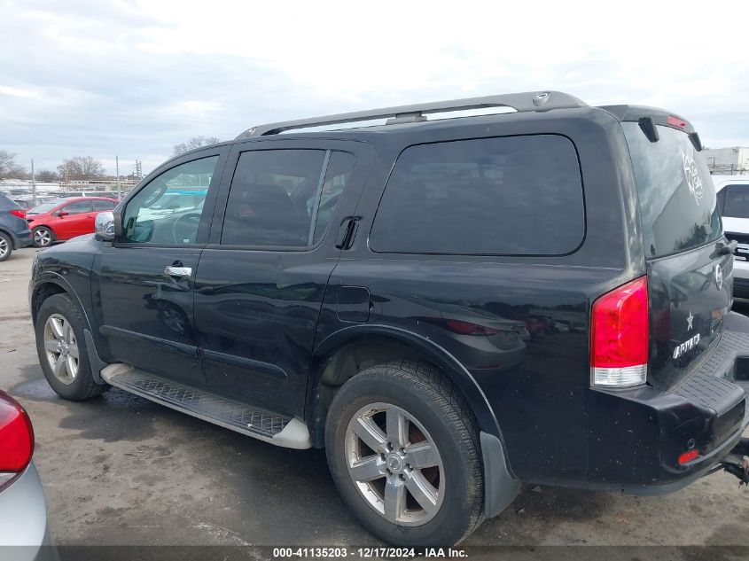 2012 Nissan Armada Sv VIN: 5N1BA0ND5CN604759 Lot: 41135203