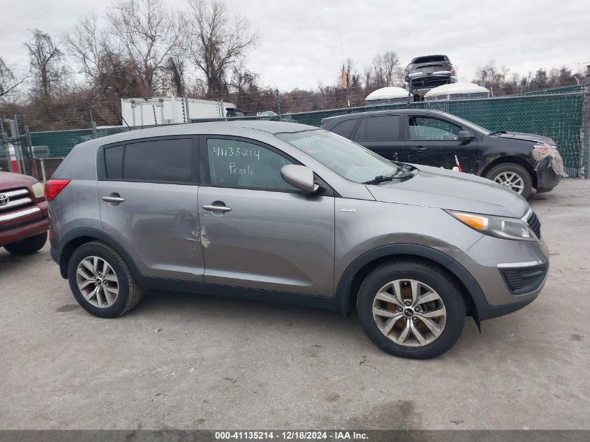 2016 Kia Sportage Lx VIN: KNDPBCAC3G7810596 Lot: 41135214