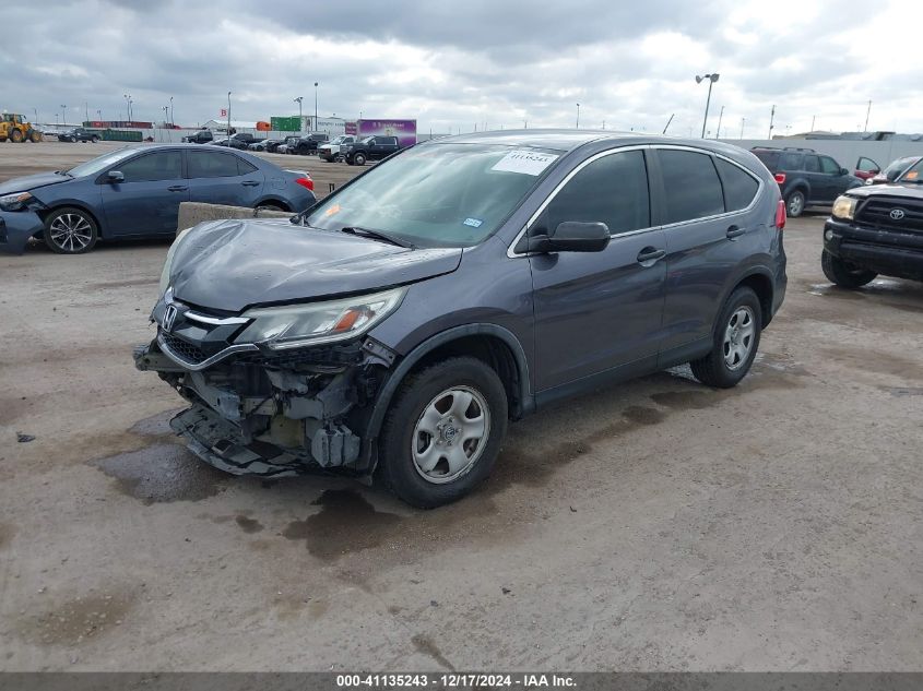 VIN 3CZRM3H32GG701022 2016 Honda CR-V, LX no.2