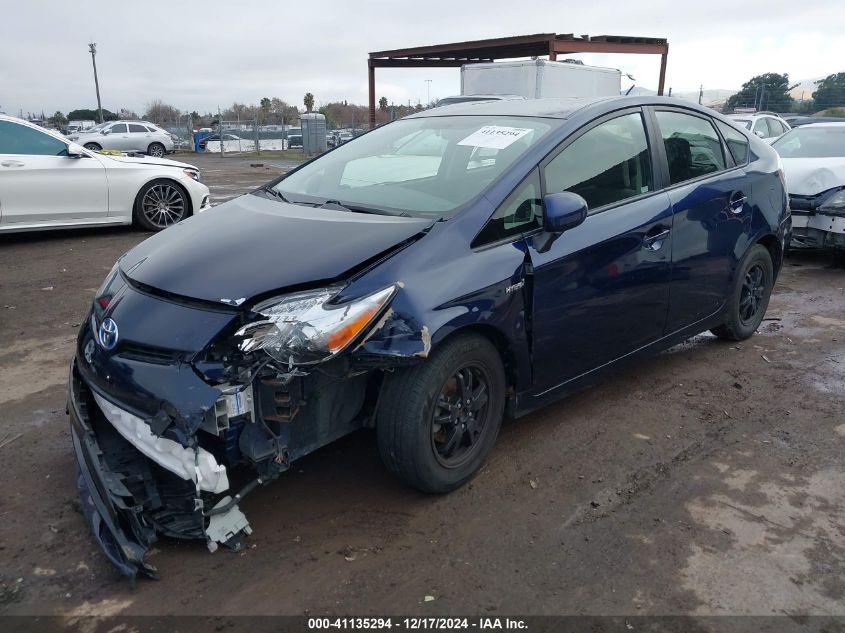 VIN JTDKN3DU1E1759721 2014 Toyota Prius, Two no.2