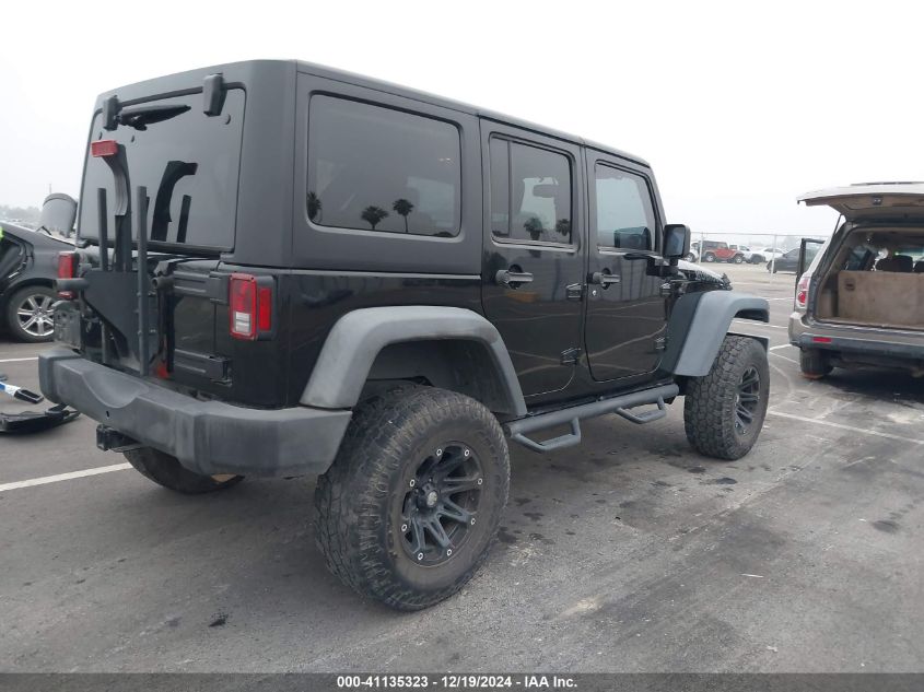 VIN 1C4BJWFG8EL240755 2014 Jeep Wrangler, Unlimited... no.4