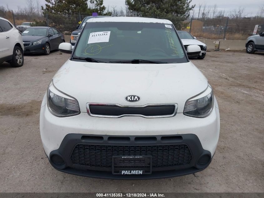 2016 Kia Soul ! VIN: KNDJN2A25G7265855 Lot: 41135353