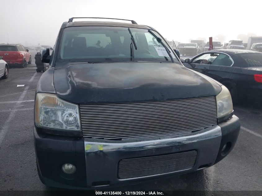 2005 Nissan Armada Le VIN: 5N1AA08A85N719937 Lot: 41135400