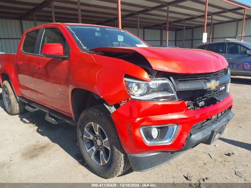 2016 Chevrolet Colorado Z71 VIN: 1GCGTDE37G1315317 Lot: 41135429