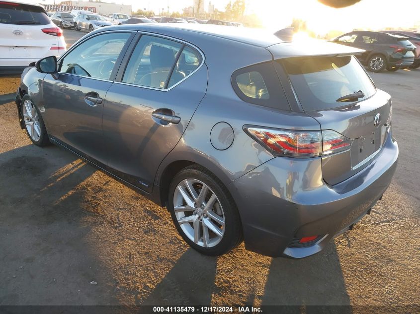 VIN JTHKD5BHXH2280165 2017 Lexus CT, 200H no.3