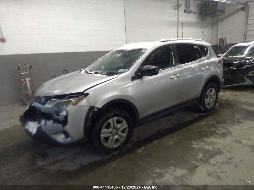 VIN 2T3BFREV9FW341501 2015 Toyota RAV4, LE no.2