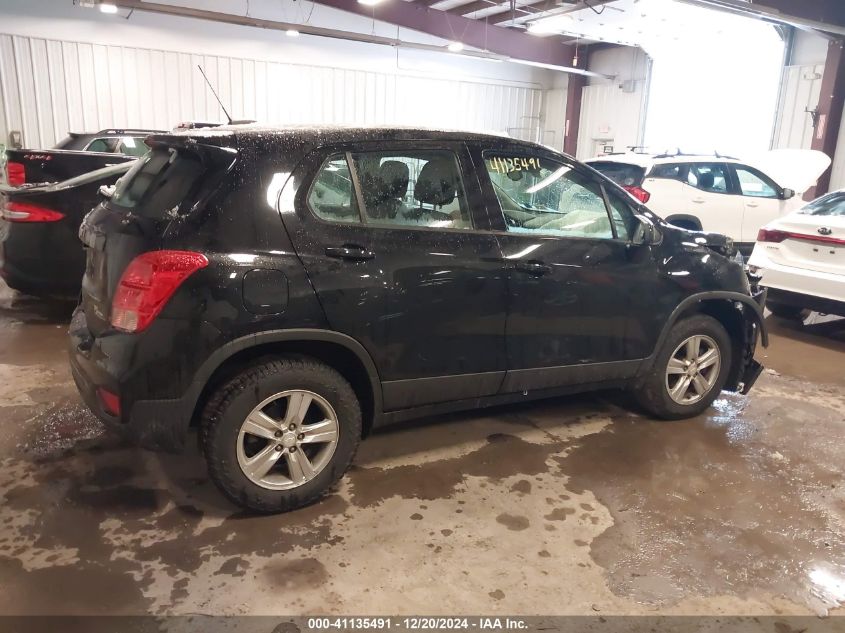 2019 Chevrolet Trax Ls VIN: 3GNCJNSB4KL277477 Lot: 41135491