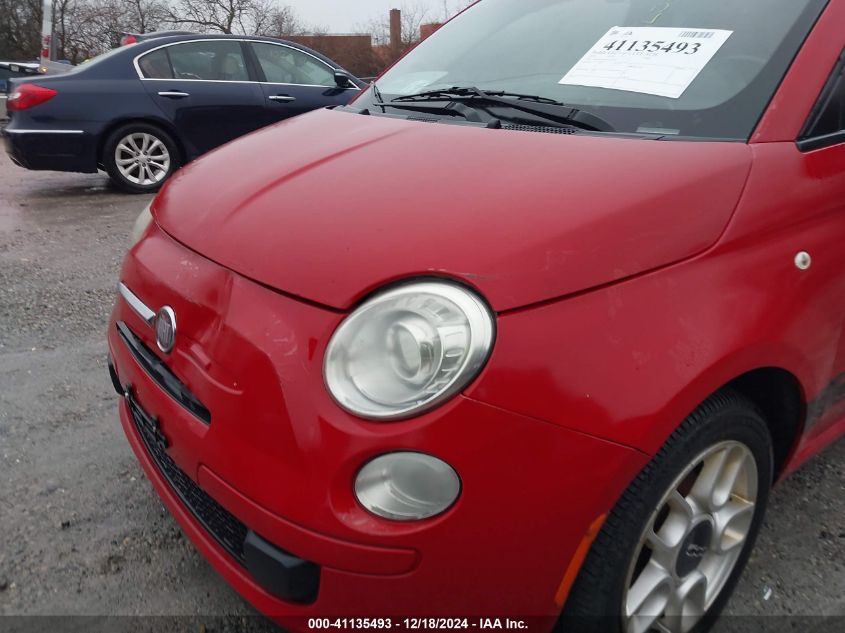 2012 Fiat 500 Pop VIN: 3C3CFFAR8CT140496 Lot: 41135493