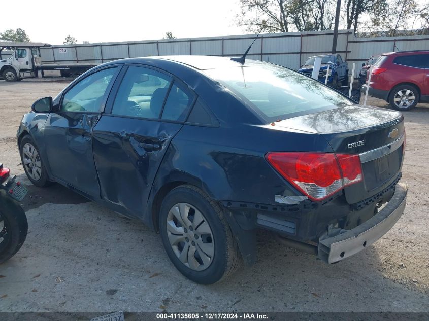 VIN 1G1PA5SHXE7419945 2014 Chevrolet Cruze, Ls Auto no.3