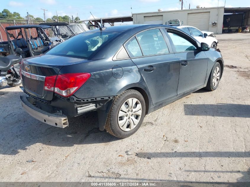 VIN 1G1PA5SHXE7419945 2014 Chevrolet Cruze, Ls Auto no.4