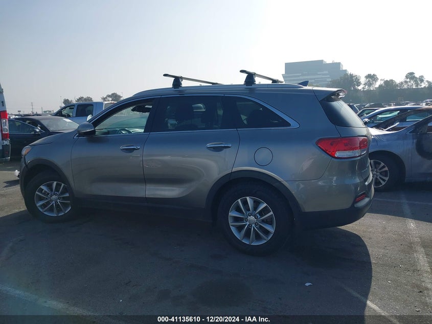 2017 Kia Sorento 2.4L Lx VIN: 5XYPG4A38HG206473 Lot: 41135610