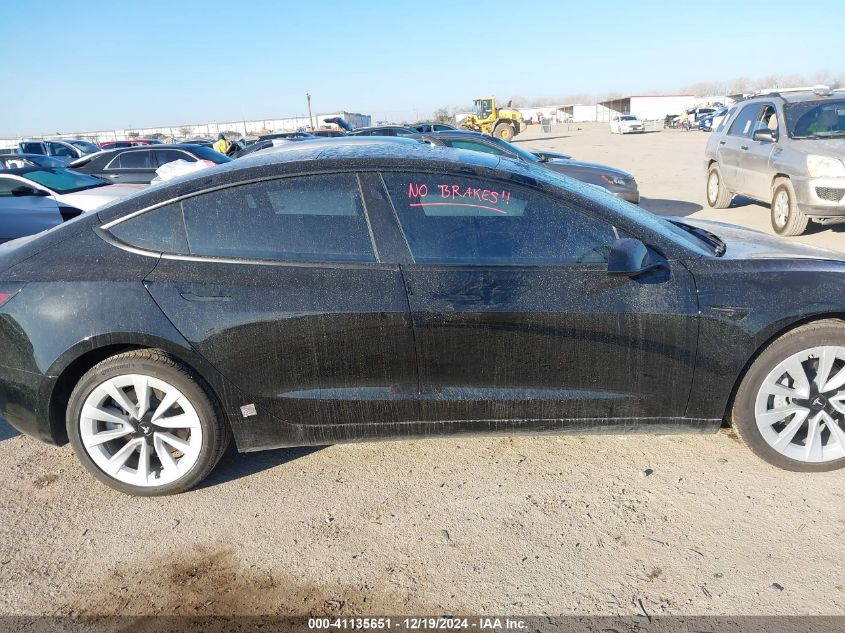 2023 Tesla Model 3 Rear-Wheel Drive VIN: 5YJ3E1EA6PF671366 Lot: 41135651