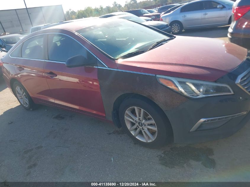 VIN 5NPE24AF9FH153157 2015 Hyundai Sonata, SE no.1