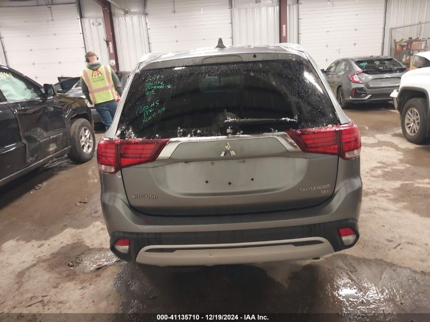 2019 Mitsubishi Outlander Es/Le/Se/Sel VIN: JA4AZ3A39KZ040459 Lot: 41135710