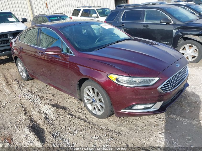 VIN 3FA6P0HDXHR404471 2017 Ford Fusion, SE no.1