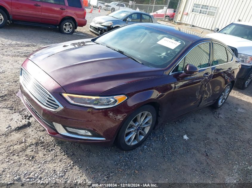 VIN 3FA6P0HDXHR404471 2017 Ford Fusion, SE no.2