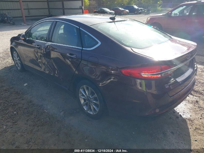 VIN 3FA6P0HDXHR404471 2017 Ford Fusion, SE no.3