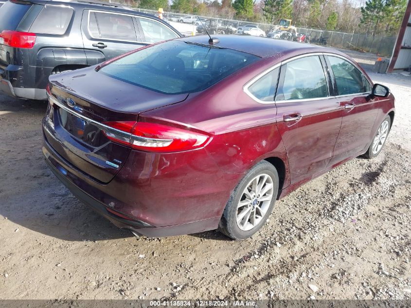 VIN 3FA6P0HDXHR404471 2017 Ford Fusion, SE no.4