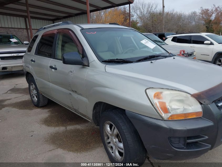 2006 Kia Sportage Ex V6/Lx V6 VIN: KNDJE723367278932 Lot: 41135981