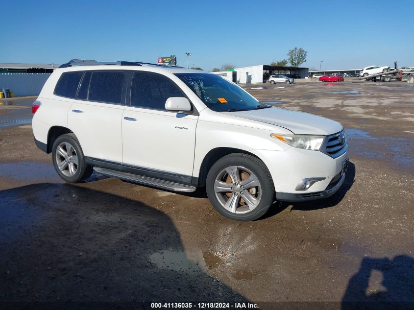 2013 TOYOTA HIGHLANDER LIMITED - 5TDYK3EH5DS136804