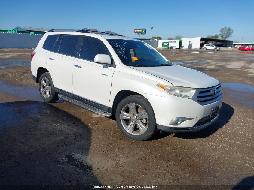 2013 TOYOTA HIGHLANDER LIMITED - 5TDYK3EH5DS136804