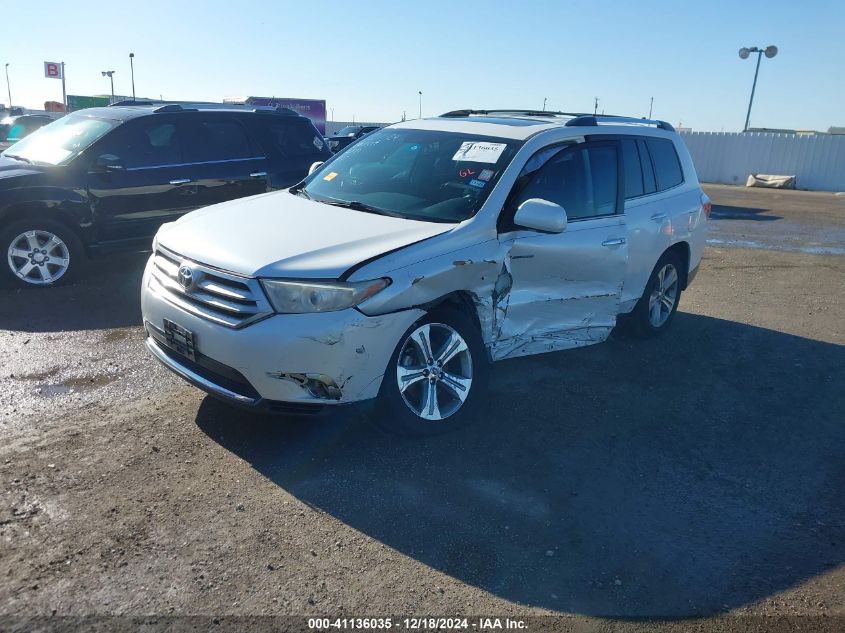 2013 TOYOTA HIGHLANDER LIMITED - 5TDYK3EH5DS136804