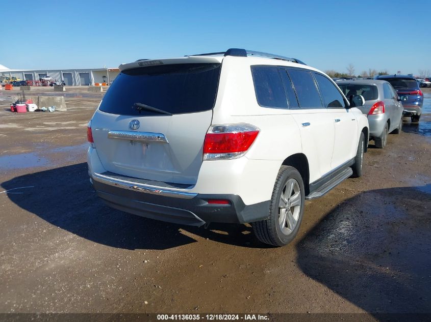 2013 TOYOTA HIGHLANDER LIMITED - 5TDYK3EH5DS136804