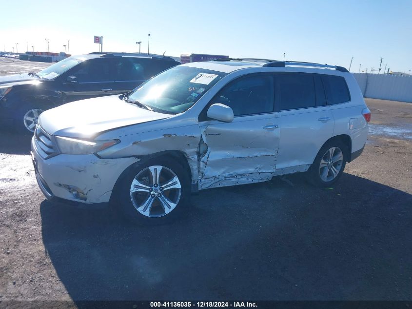 2013 TOYOTA HIGHLANDER LIMITED - 5TDYK3EH5DS136804