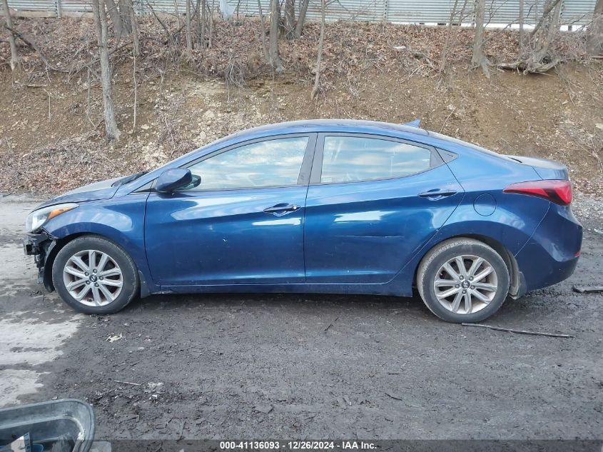 2015 Hyundai Elantra Se VIN: 5NPDH4AE2FH589284 Lot: 41136093