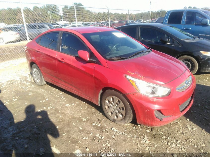 VIN KMHCT4AE1HU245587 2017 HYUNDAI ACCENT no.1