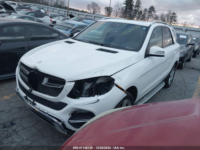 VIN 4JGDA5HB1HA905138 2017 Mercedes-Benz GLE 350, 4... no.2