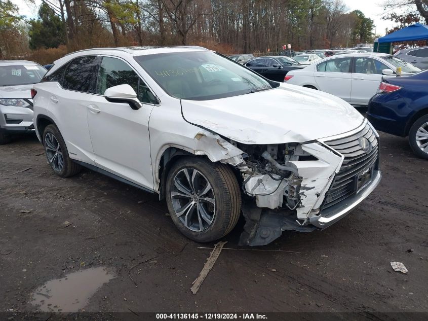 VIN 2T2BGMCA5HC015395 2017 Lexus RX, 450H no.1