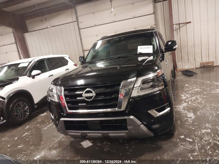 2021 Nissan Armada Sl 4Wd VIN: JN8AY2BB7M9790698 Lot: 41136384