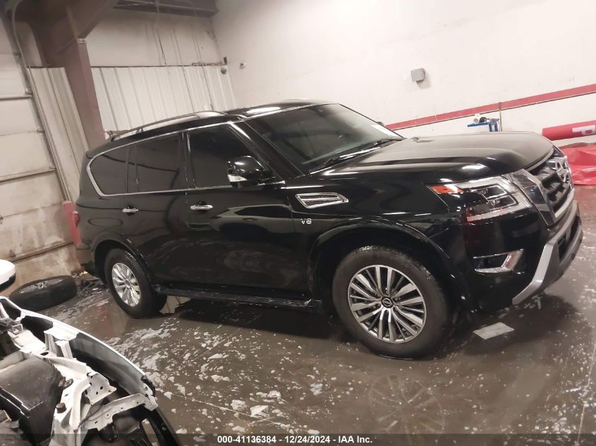 2021 Nissan Armada Sl 4Wd VIN: JN8AY2BB7M9790698 Lot: 41136384