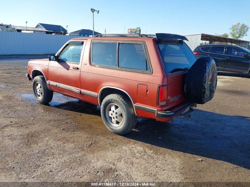 1991 Chevrolet Blazer S10 VIN: 1GNCT18Z4M8159485 Lot: 41136477