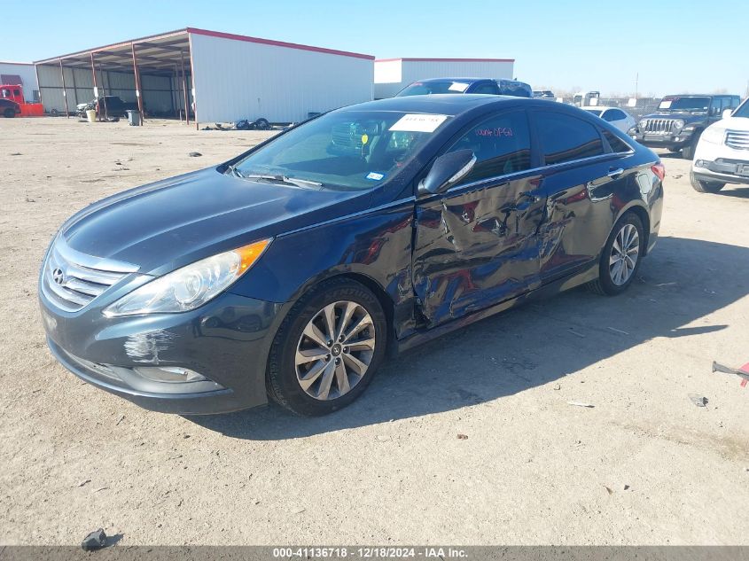 VIN 5NPEC4AC1EH911672 2014 Hyundai Sonata, Limited no.2