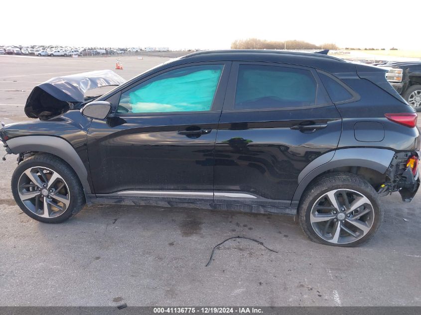 2021 Hyundai Kona Limited VIN: KM8K3CA59MU691860 Lot: 41136775