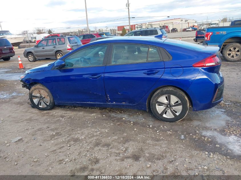 2021 Hyundai Ioniq Hybrid Blue VIN: KMHC65LC4MU252858 Lot: 41136833