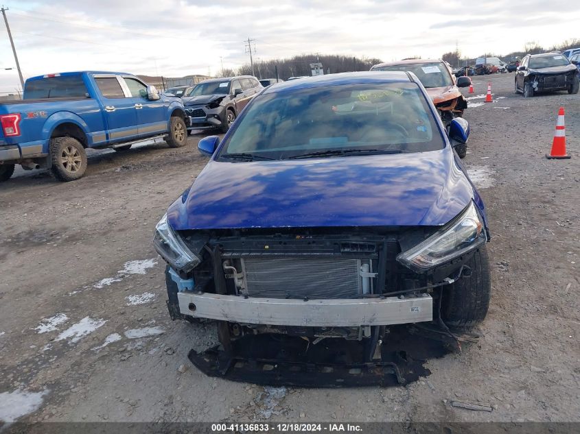 VIN KMHC65LC4MU252858 2021 HYUNDAI IONIQ HYBRID BLUE