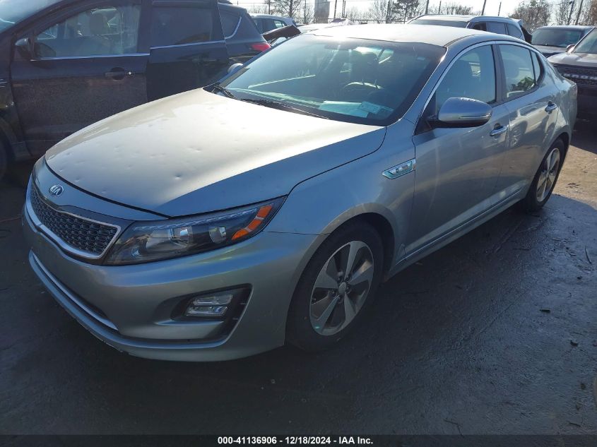 VIN KNAGN4AD5E5069833 2014 KIA Optima, Hybrid EX no.2