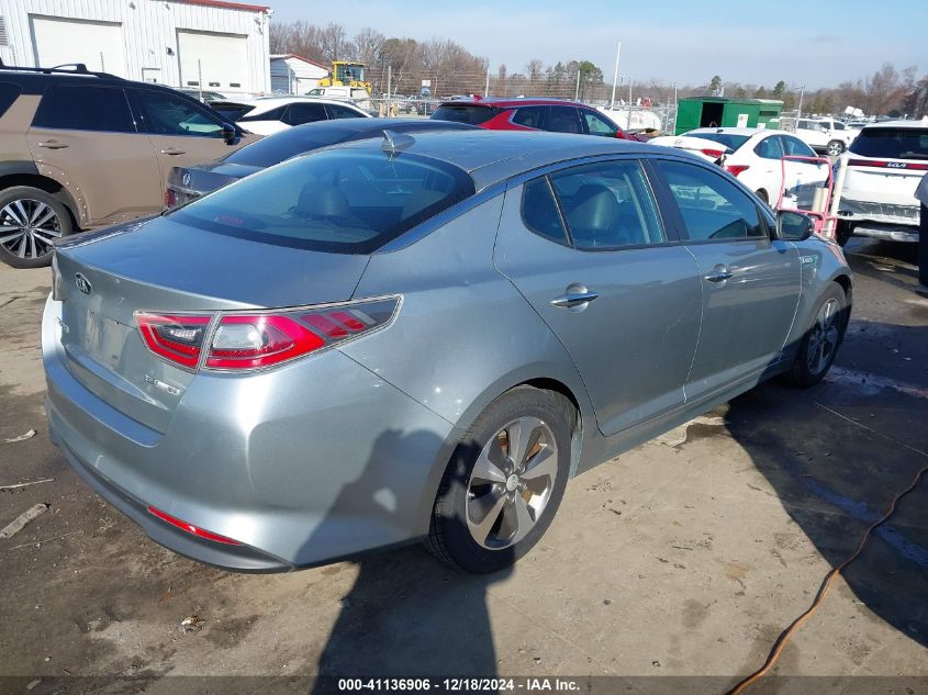 VIN KNAGN4AD5E5069833 2014 KIA Optima, Hybrid EX no.4