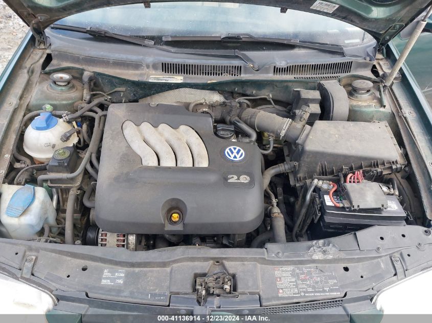 2002 Volkswagen Jetta Gls VIN: 3VWSB69M22M17975 Lot: 41136914